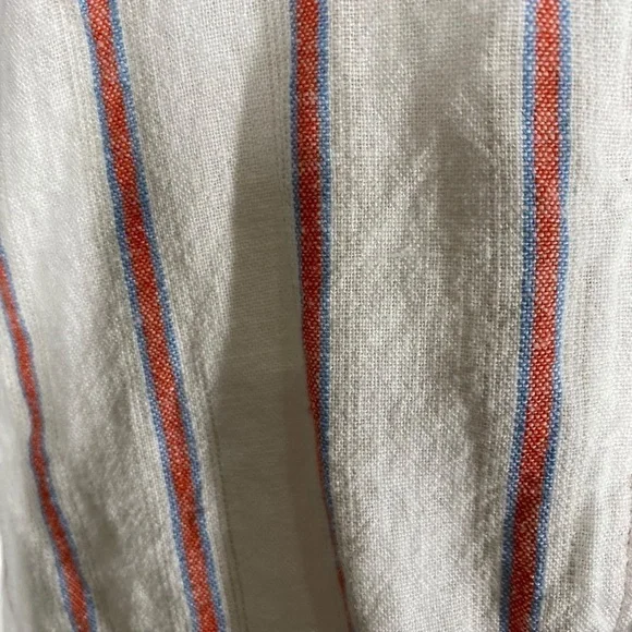 UNIVERSAL THREAD Linen Blend Cropped Collared Shirt - Picture 5 of 6